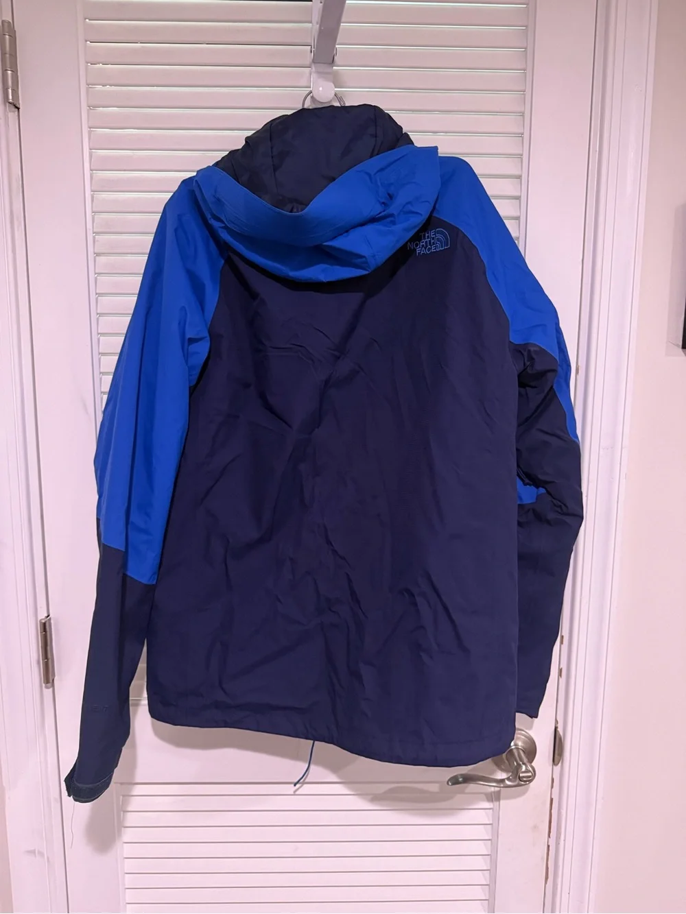 The North Face Men’s Two-Tone Blue Waterproof Jacket